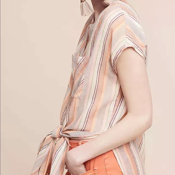 Anthropologie Holding Horses 100% Cotton Merida Tunic Size Small - Picture 2 of 10